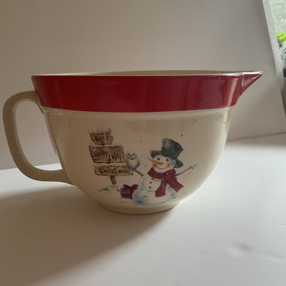The Bakeshop by Masterclass Christmas Mixing Bowl